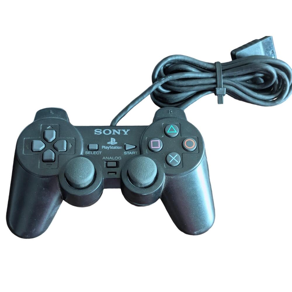 Sony Dualshock 2 PlayStation 2 Controller (PS2) Genuine OEM Tested Working Black